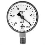 2.5" x 1 / 4" NPT BTM 0 / 15" H2O VAC. ST / ST