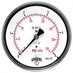 4'' 0-5 PSI / KPA 1 / 4'' ST / ST BACK