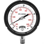 4.5'' DIAL, 0-1,000 PSI / KPA, 1 / 2'' BACK CONN.
