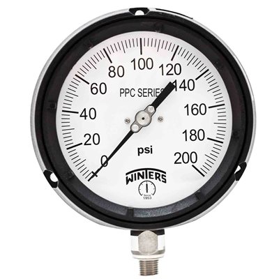 Process 4.5" 0-200 PSI Only 1 / 4" NPT ST / ST