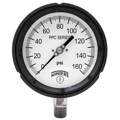 Process 4.5" 0-160 PSI Only 1 / 2" NPT Bottom ST / ST