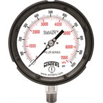 PPC-ZR 4.5" DIAL, 0-1000 PSI / KPA, 1 / 2" BTM., CONN.