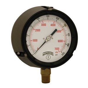 PROCESS 0 / 1000 PSI / KPA 1 / 2" NPT BRASS