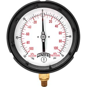 PROCESS 30" / 0 / 15 PSI / KPA 1 / 4" BRASS
