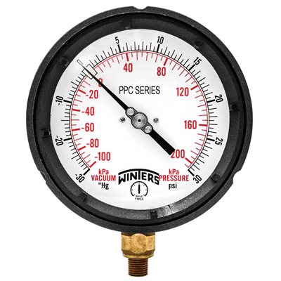 PROCESS 30" / 0 / 30 PSI / KPA 1 / 4" BRASS