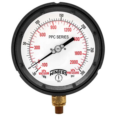 PROCESS 30" / 0 / 300 PSI / KPA 1 / 4" NPT BRASS