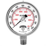 LF / SS 4.5" SAFETY 0 / 1500  PSI / KPA 1 / 2" BTM