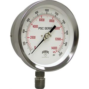 LF / SS 4.5" SAFETY 0 / 2000 PSI / KPA 1 / 2" BTM