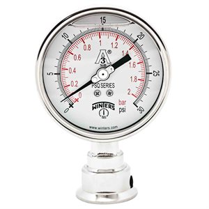 PSQ SANITARY 4'' 0 / 30 PSI / BAR 1.5'' TRI-CLAMP LM 3A