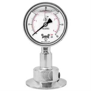 PSQ SANITARY 4'' 30'' / 0 / 100 PSI / BAR 1.5'' TRI-CLAMP LM 3A