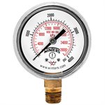 WELDING GAUGE 2" 0-3,000 PSI / KPA 1 / 4" BTM