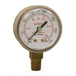 WELDING GAUGE 2" 0-200 PSI / KPA 1 / 4" BTM