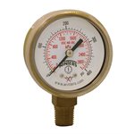 WELDING GAUGE 2" 0 / 400 PSI / KPA 1 / 4" BTM