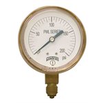 WELDING GAUGE 2.5" 0-200 PSI / KPA 1 / 4 BTM