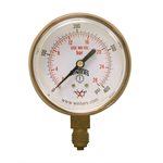 WELDING GAUGE 2.5" 0-400 PSI / KPA 1 / 4 BTM