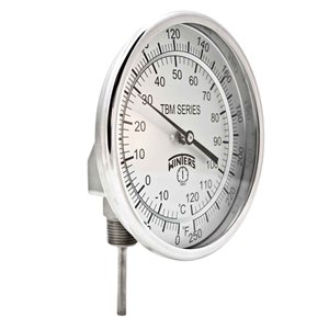 5'' x 2.5'' 0-250 F&C VARIANGLE BIMETAL