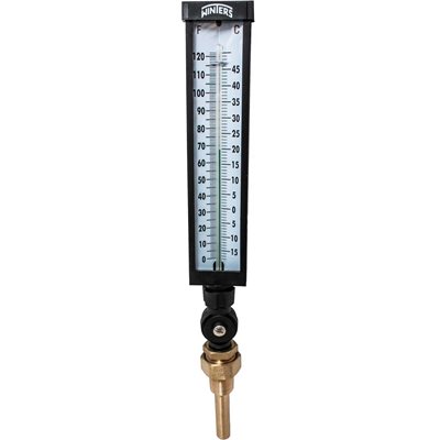 TIM-LF SERIES, 0 / 120 F / C, 9'' VALOX CASE, 3.5'' STEM, C / W LF WELL