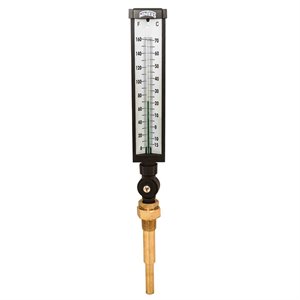 TIM, AL 9'' X 6'' 3 / 4'' NPT ADJ ANGLE, 0 / 160 F / C, BR-WELL