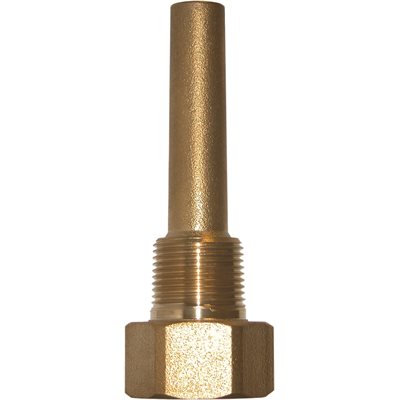 3.5'' BRASS THERMOWELL FOR TIM / TSD THERM.