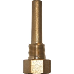 3.5'' BRASS THERMOWELL FOR TIM / TSD THERM.