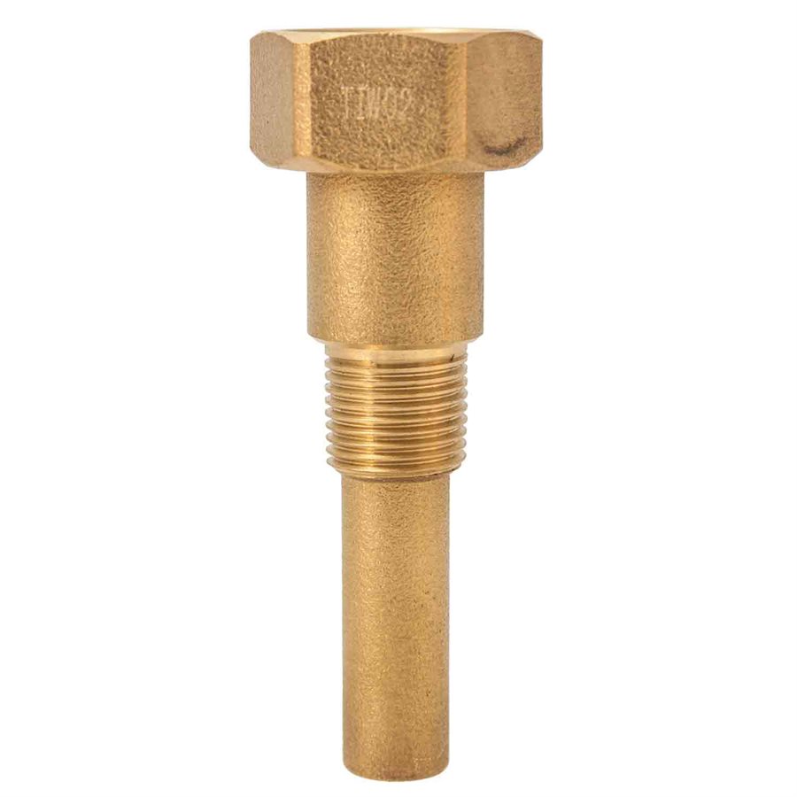 ESS3.5" BRASS THERMOWELL, 1 / 2" NPT
