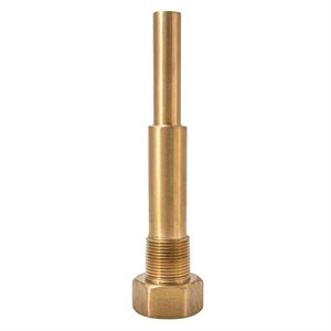 6" BRASS THERMOWELL, 3 / 4" NPT FOR 9VS