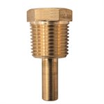 TSW (LEAD-FREE) BRASS THERMOWELL 1 / 2'' NPT FOR TSW174