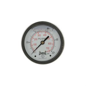 LF / SS 2.5'' 30'' / 0 / 30 PSI / KPA 1 / 4'' BOTTOM